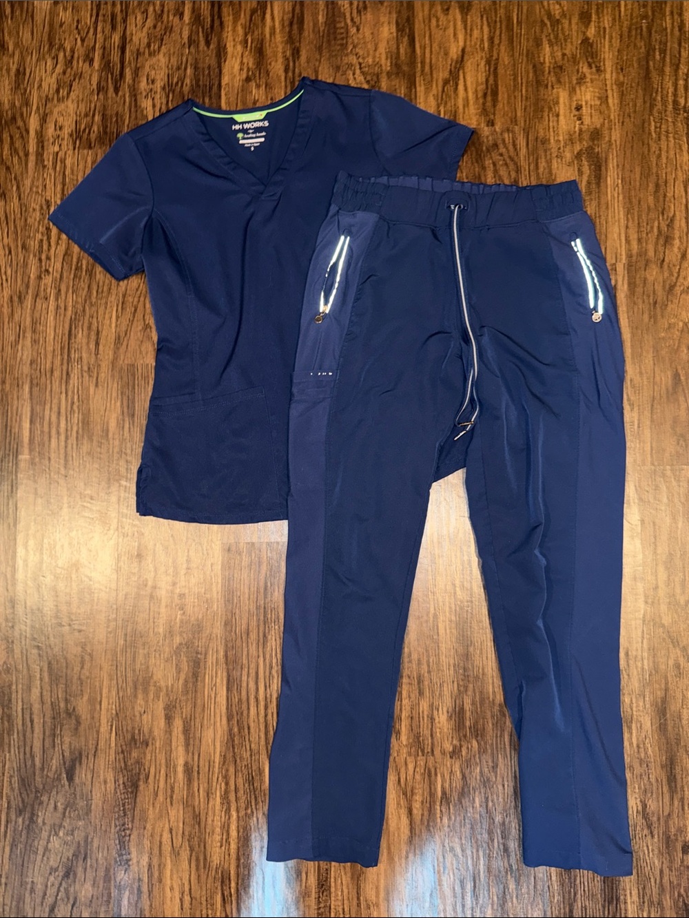 HH Works by Healing Hands Deep Navy Jogger Set
